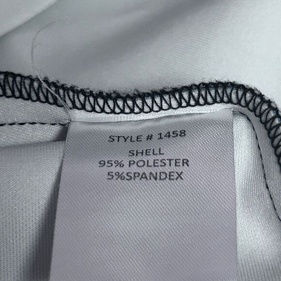 ⭐️Hutch Shoe Print Pleated Short Sleeve Office Party Mid Weight Scuba Dress - Picture 15 of 16